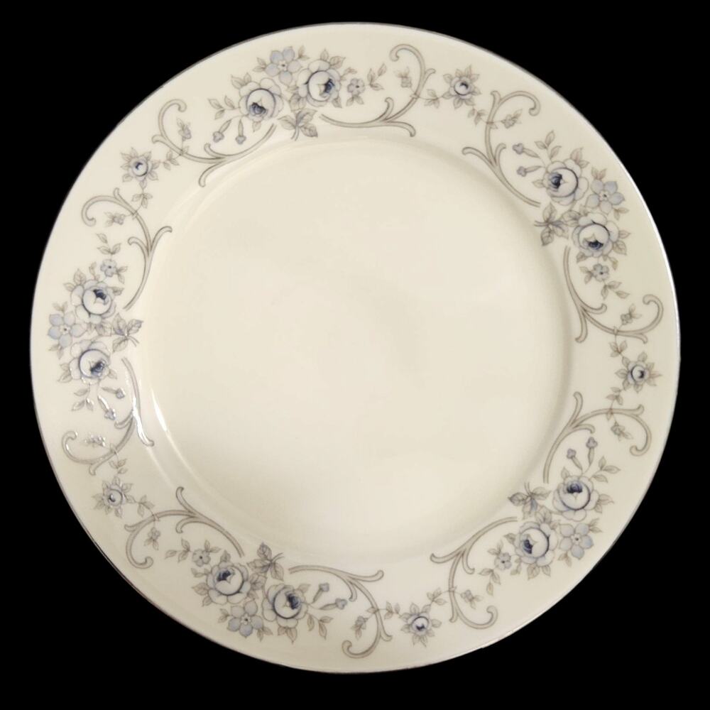 Johann Haviland Blue Garland Bread Plates Set of 3 Bavaria Germany Floral